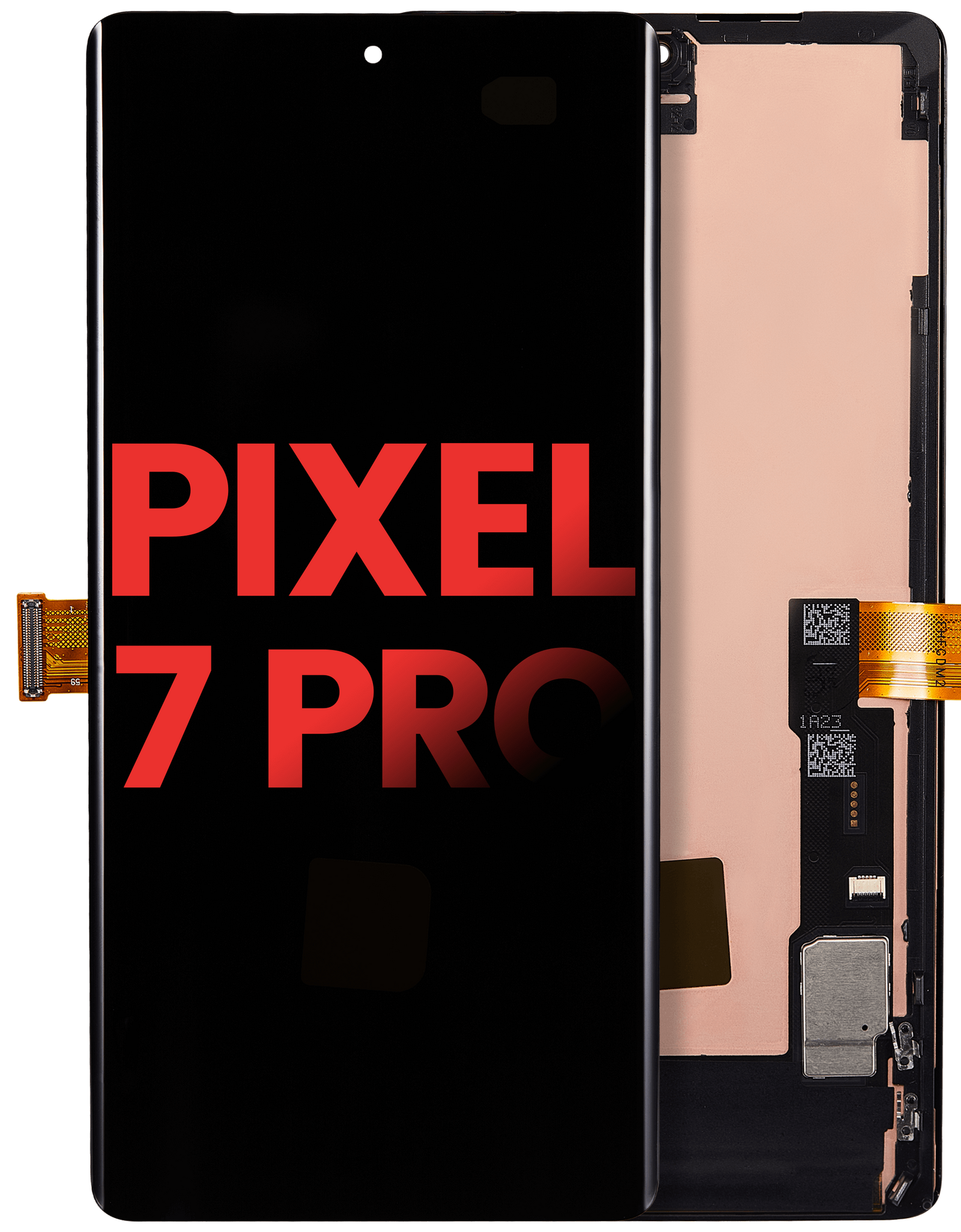 Can Fix It Screen Replacement for Google Pixel 7 Pro 6.7" Glass OLED (Not LCD) Screen Display Touch Digitizer LCD Assembly with Frame and Free Repair Tools Kits GP4BC GE2AE